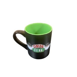 Friends Central Perk Doodle Logo 14oz Ceramic Coffee‎ Mug Green Black TV Sitcom